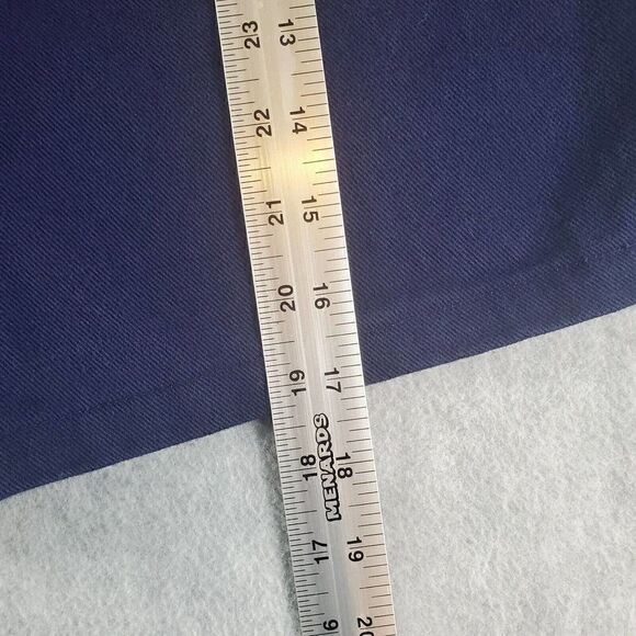 Vtg ENUF Jean Shorts Juniors 11/12 Blue Internationale Cargo Denim Made in USA - Picture 3 of 8